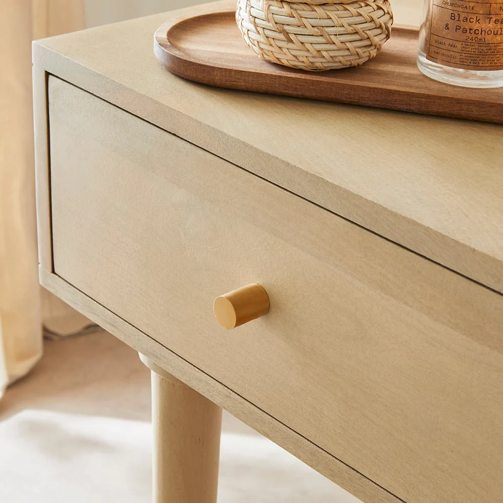Scandinavian Light Oak Oslo Console, Dressing Table, and Desk - Image 5