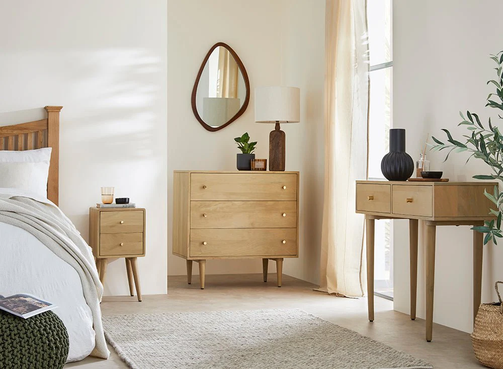 Scandinavian Light Oak Oslo Console, Dressing Table, and Desk - Image 8