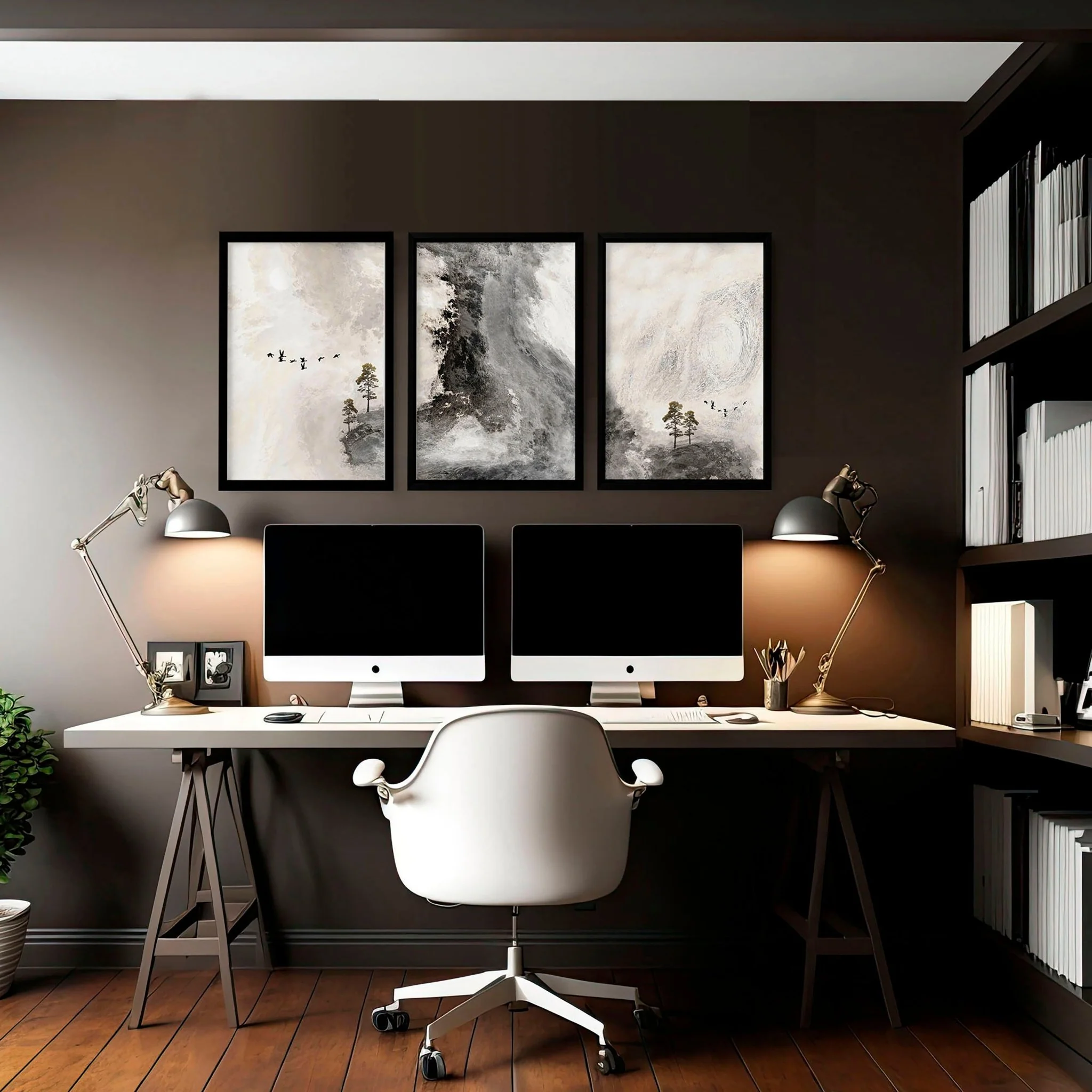 Wall picture set for office | set of 3 Scandinavian wall art prints - Image 7