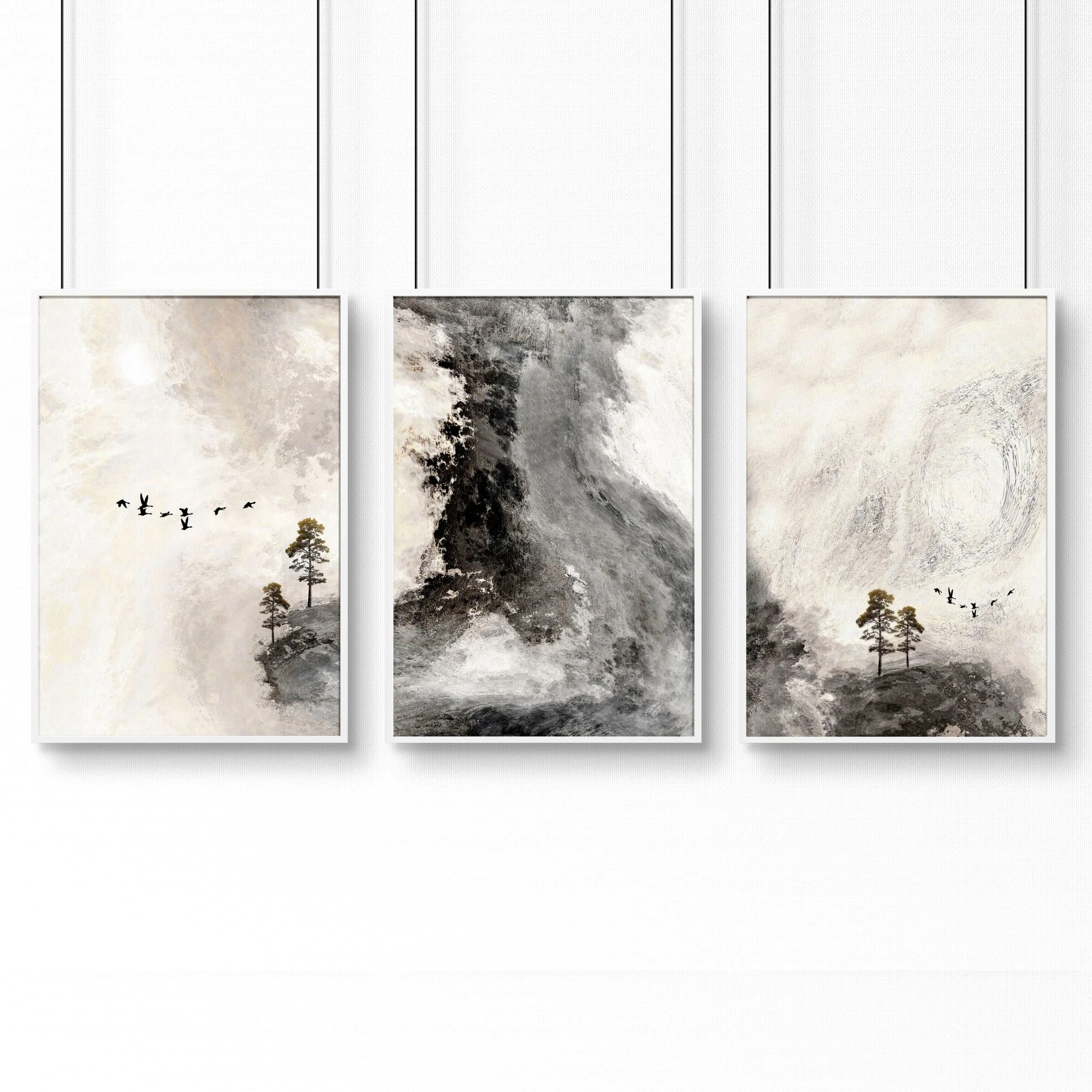 Wall picture set for office | set of 3 Scandinavian wall art prints - Image 9