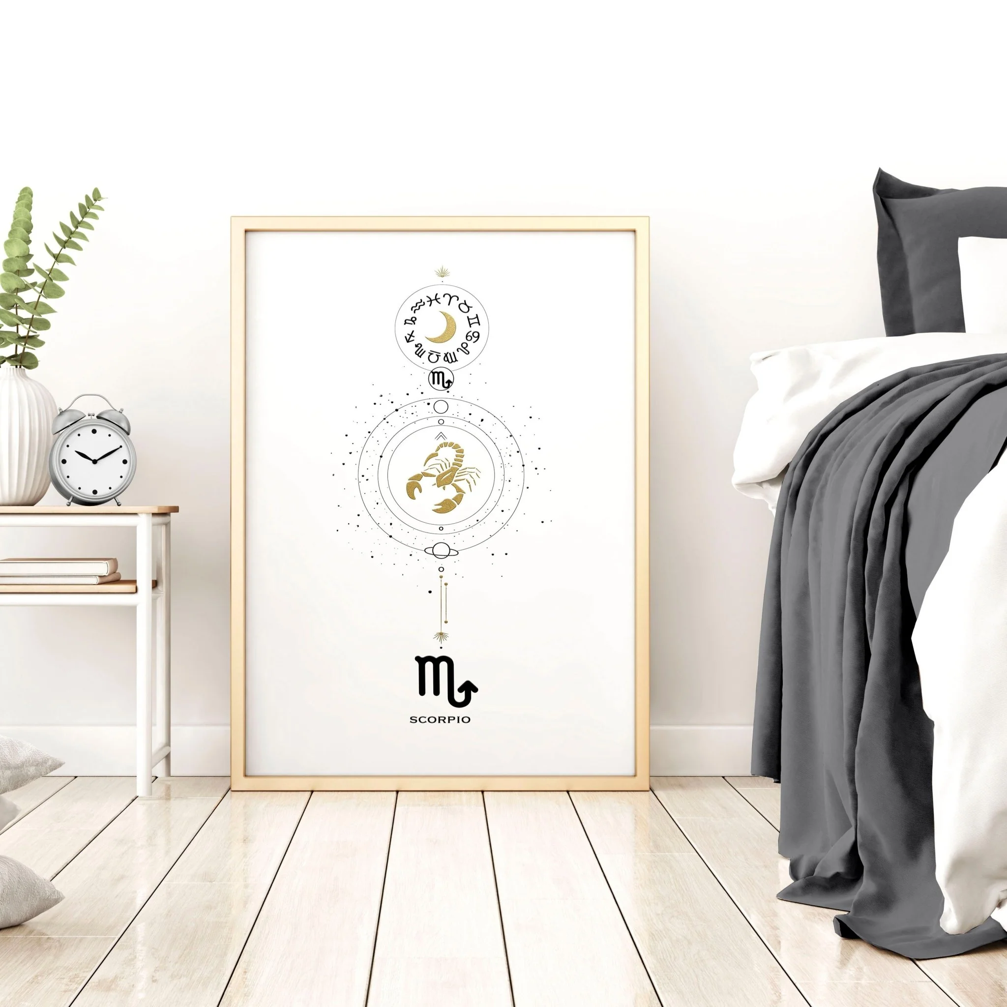 Scorpio Zodiac inspired wall art print - Image 3