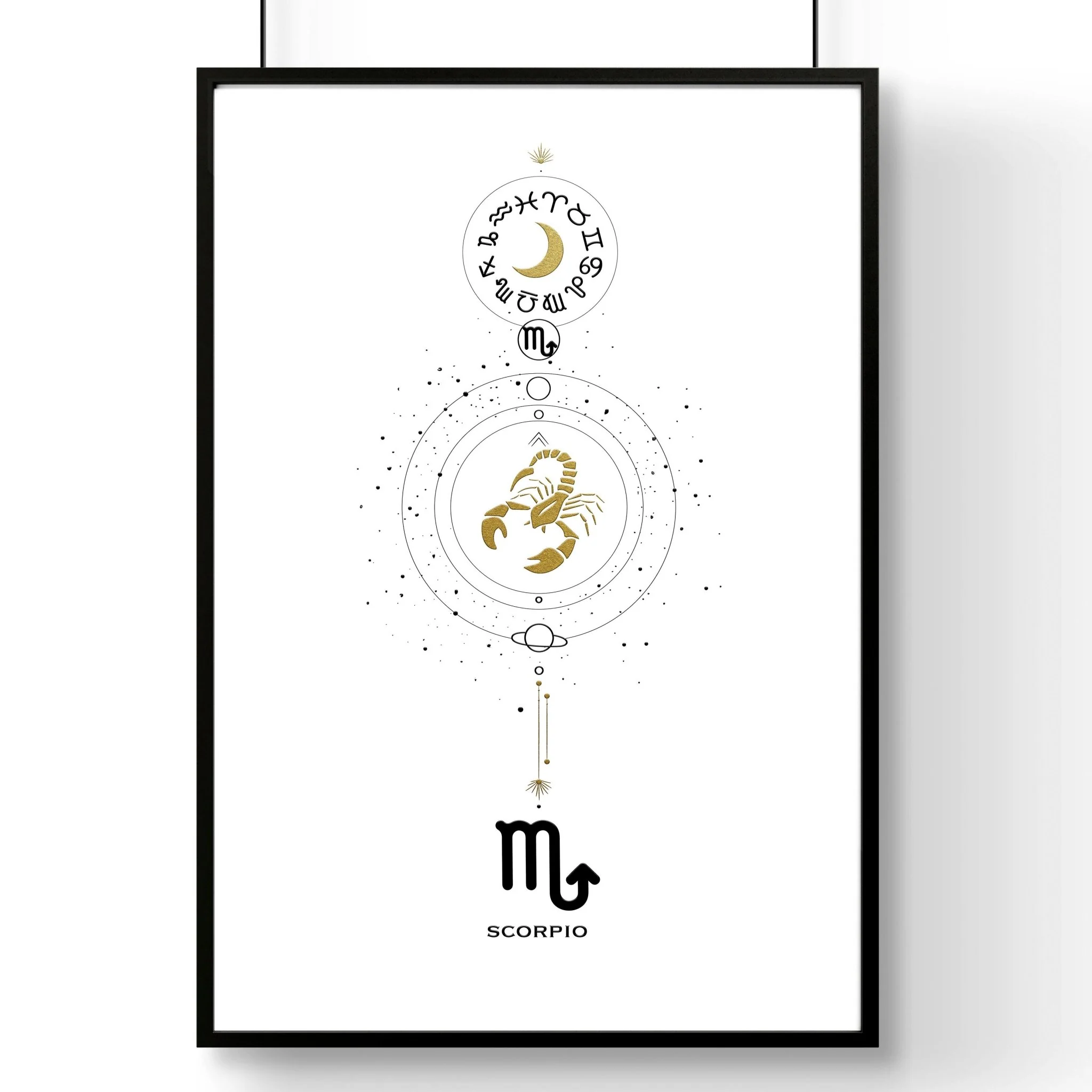 Scorpio Zodiac inspired wall art print - Image 8