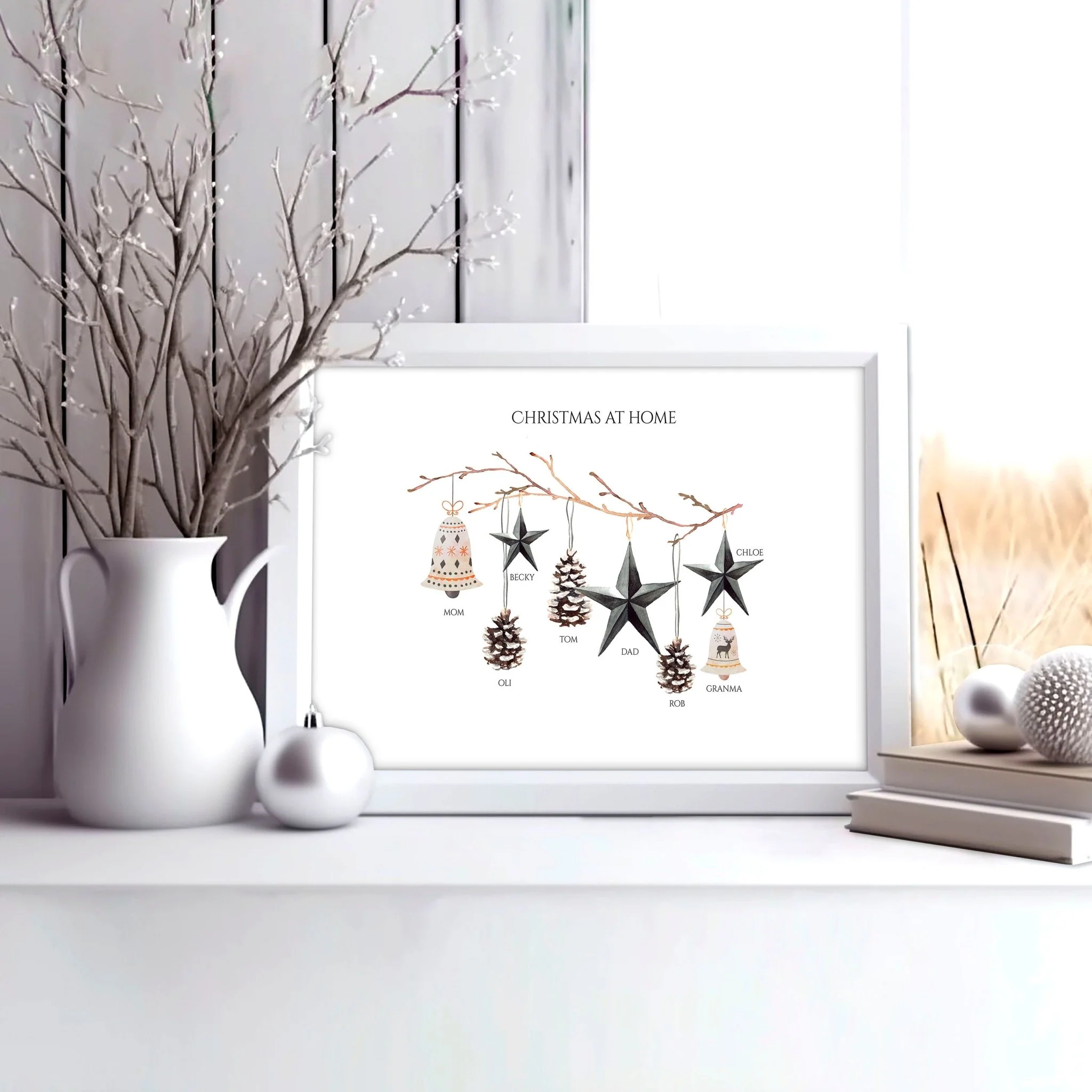 Sentimental Christmas gift wall art print - Image 2