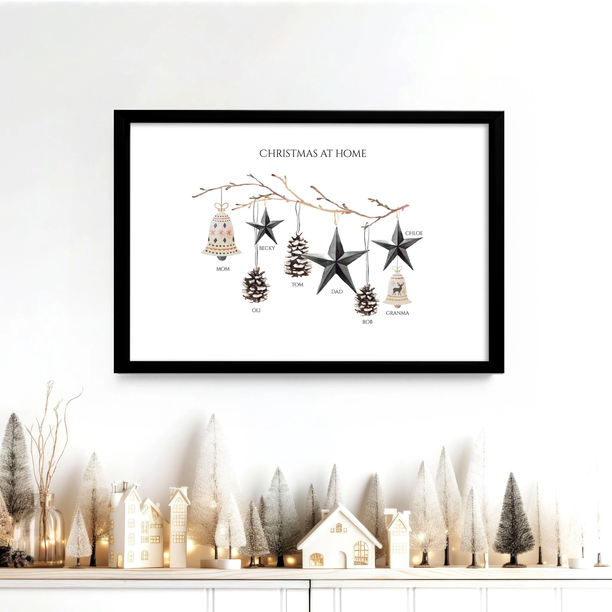 Sentimental Christmas gift wall art print - Image 3