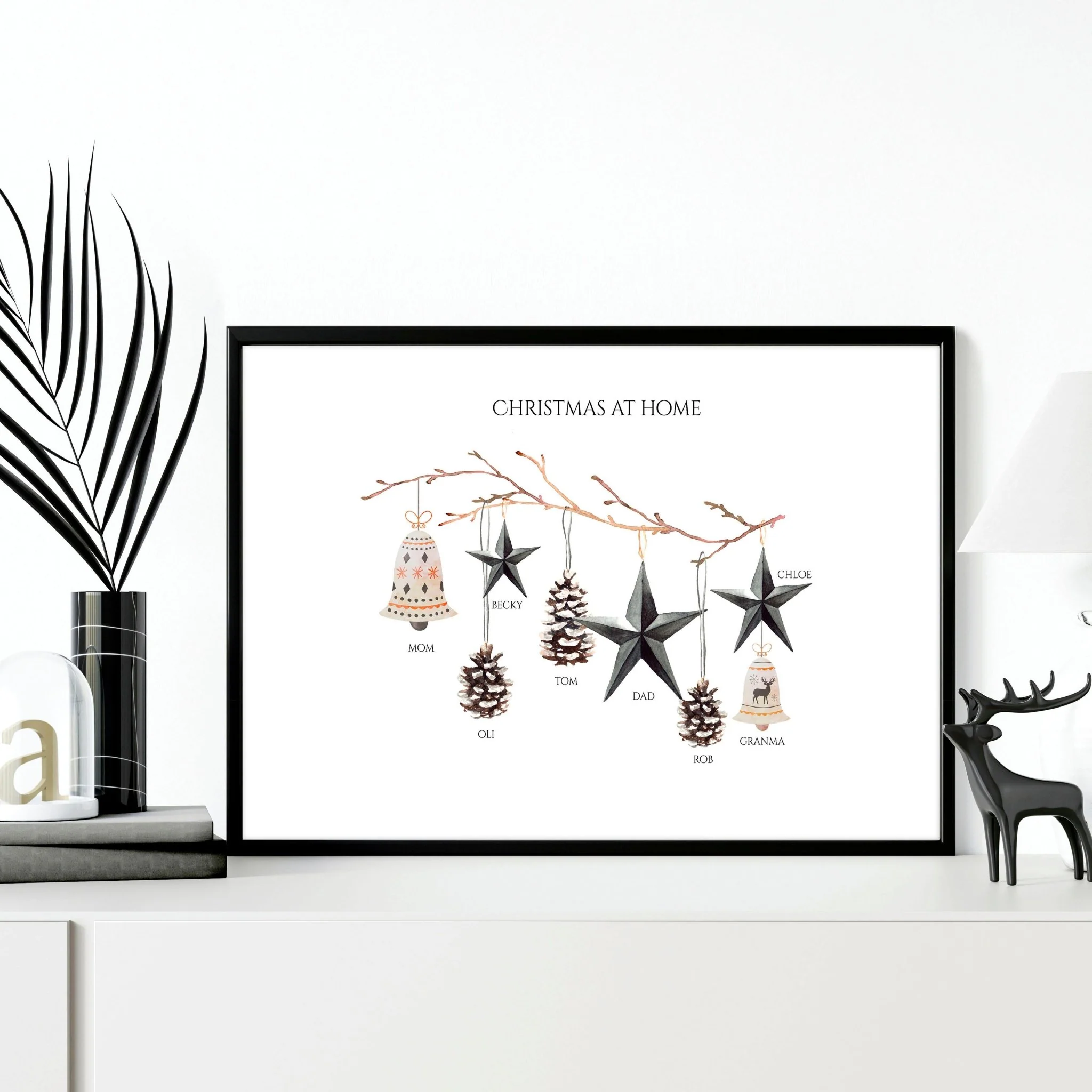 Sentimental Christmas gift wall art print - Image 4