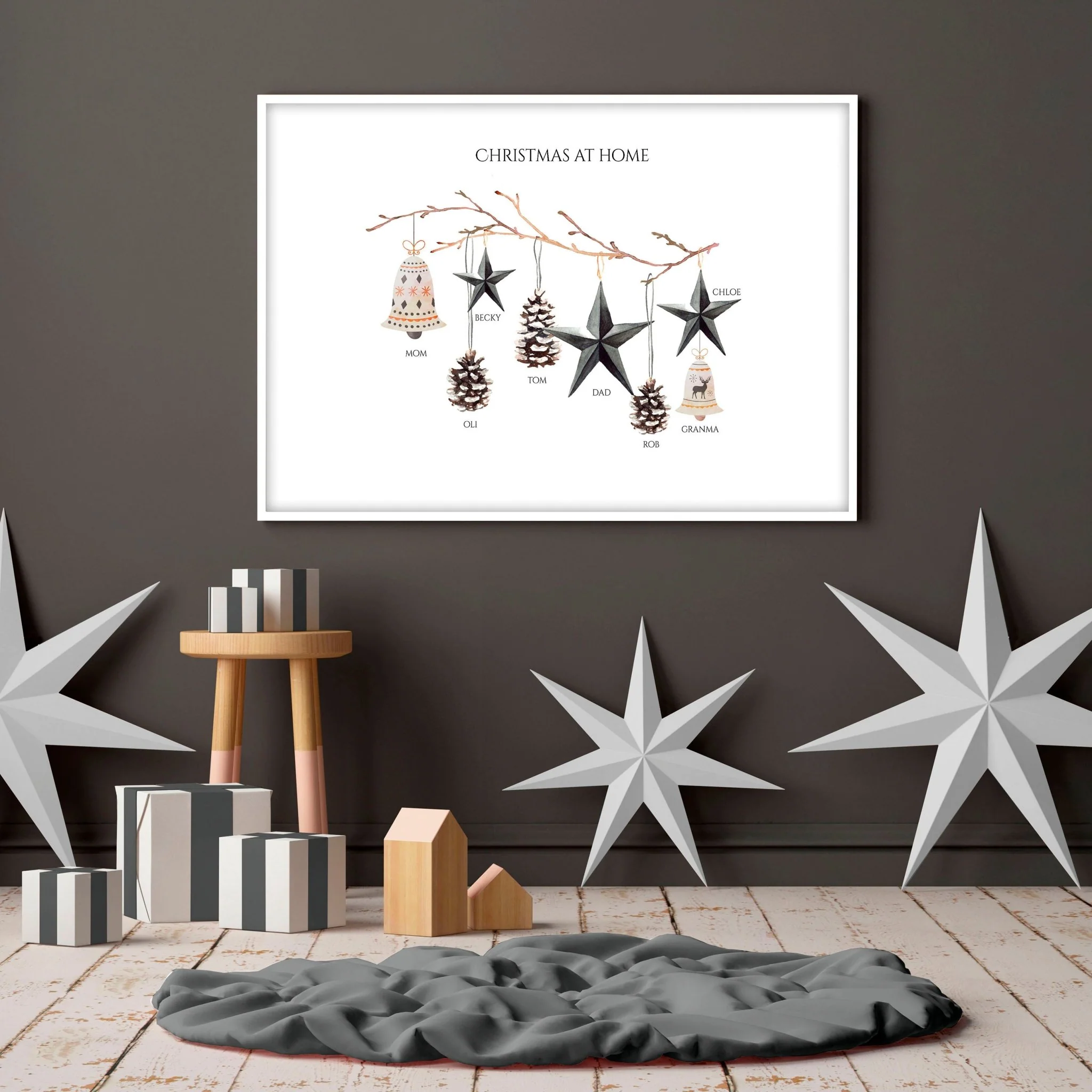 Sentimental Christmas gift wall art print - Image 6