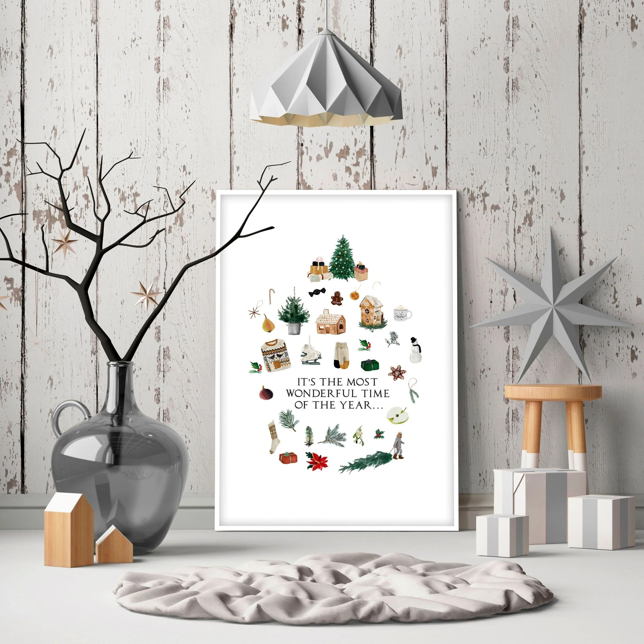 Sentimental xmas gifts | Wall art print - Image 2