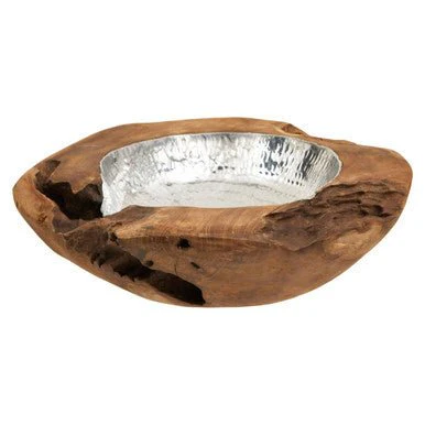 Seraya Teak Wood Bowl - Image 4