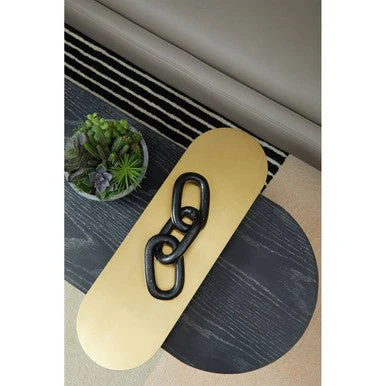 Serrano Black Oak Veneer and Marble Coffee Table - Image 10