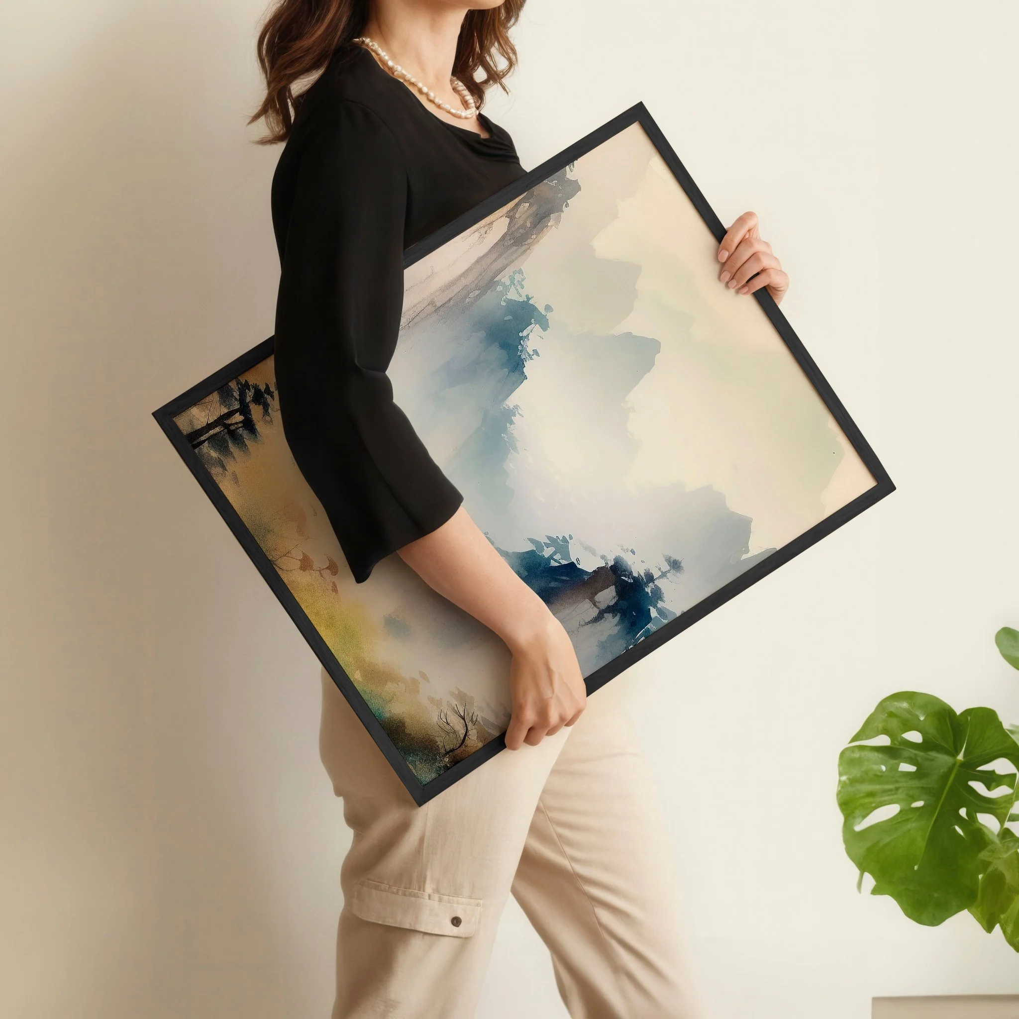 Set of 3 Framed Pictures | Set of 3 Asian Inspired Wall art Prints - Image 10