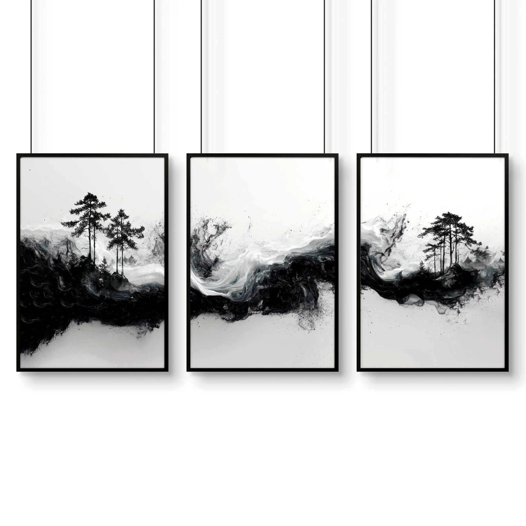 Set of 3 Framed Wall Art | Set of 3 Asian Inspired Wall art Prints - Image 14