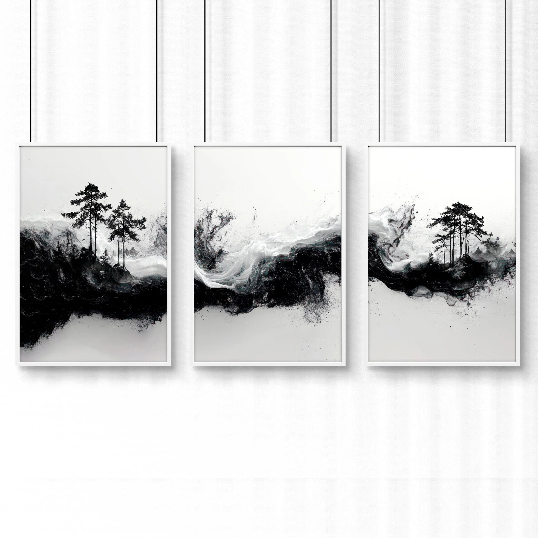 Set of 3 Framed Wall Art | Set of 3 Asian Inspired Wall art Prints - Image 16