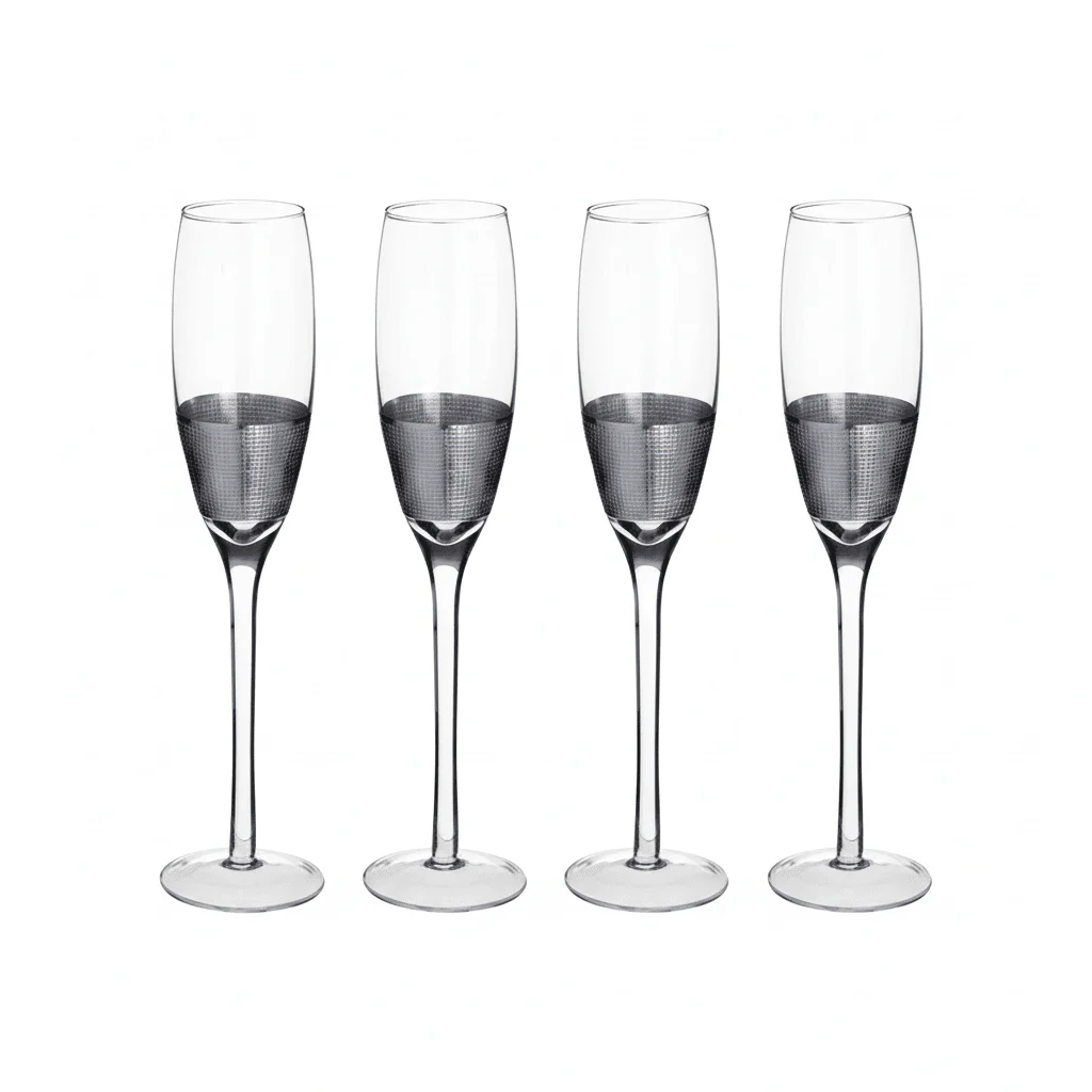 Set Of Four Apollo Champagne Glasses - Image 12