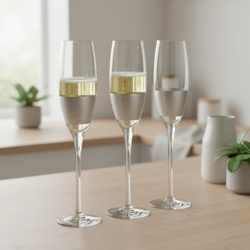 Set Of Four Apollo Champagne Glasses - Image 5