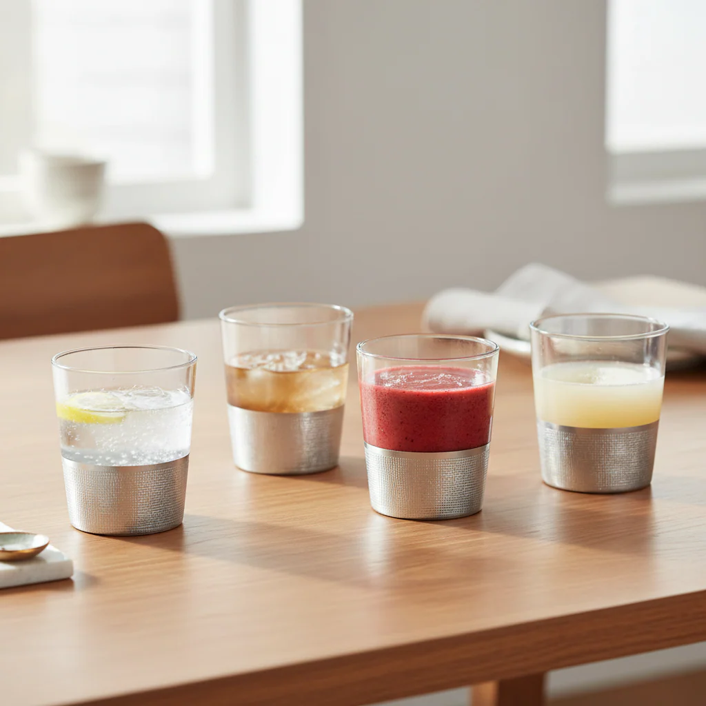 Set Of Four Apollo Clear Glass Tumblers - Image 4