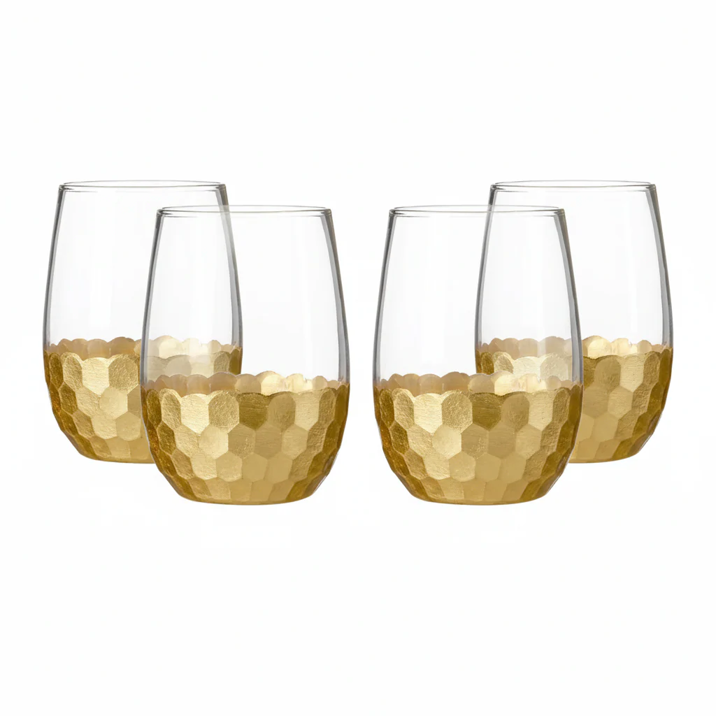 Set Of Four Astrid Glass Tumblers