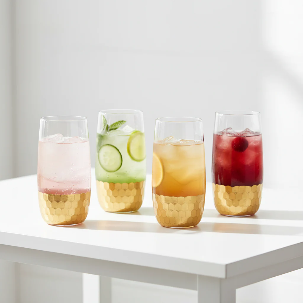 Set Of Four Astrid High Ball Glasses - Image 3