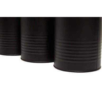 Set Of Three Alton Black Canisters - Image 10