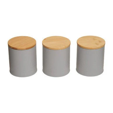 Set Of Three Alton Grey Canisters - Image 5