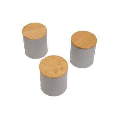 Set Of Three Alton Grey Canisters - Image 7