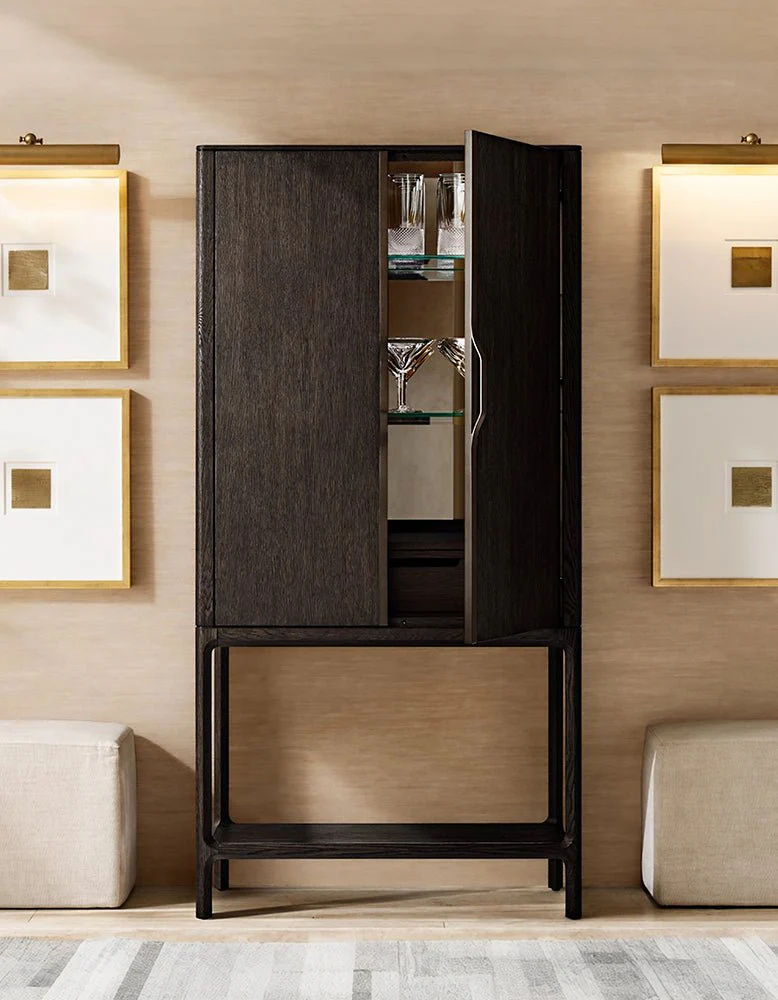 Sethi Wine Sideboard, Solid Wood - Image 3