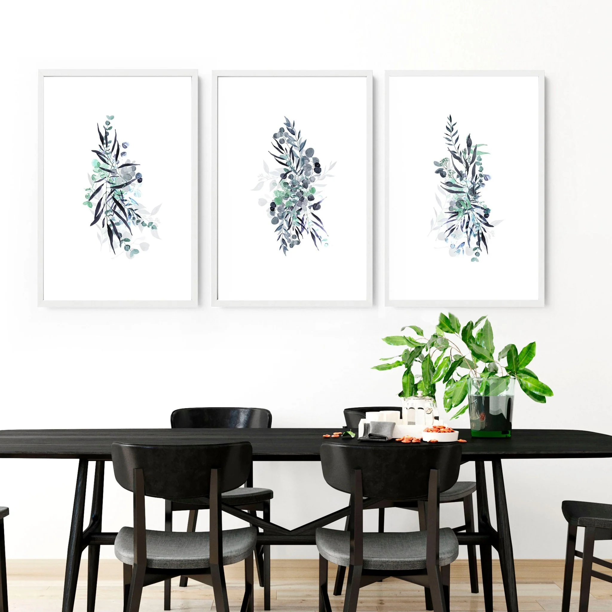 Prints for kitchens | set of 3 Boho Chic art prints - Image 2
