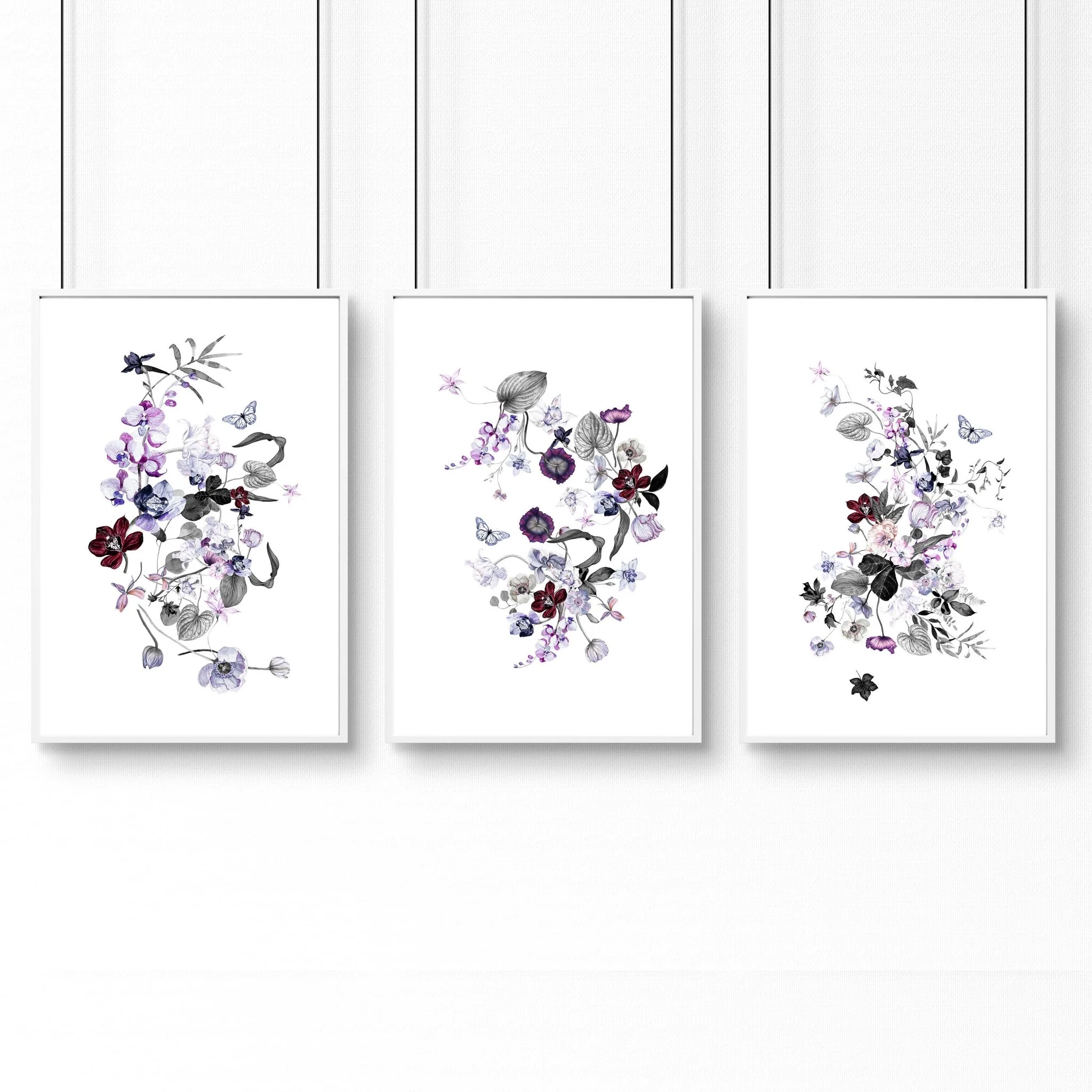 Bathroom Shabby chic wall decor | set of 3 framed wall art - Image 9
