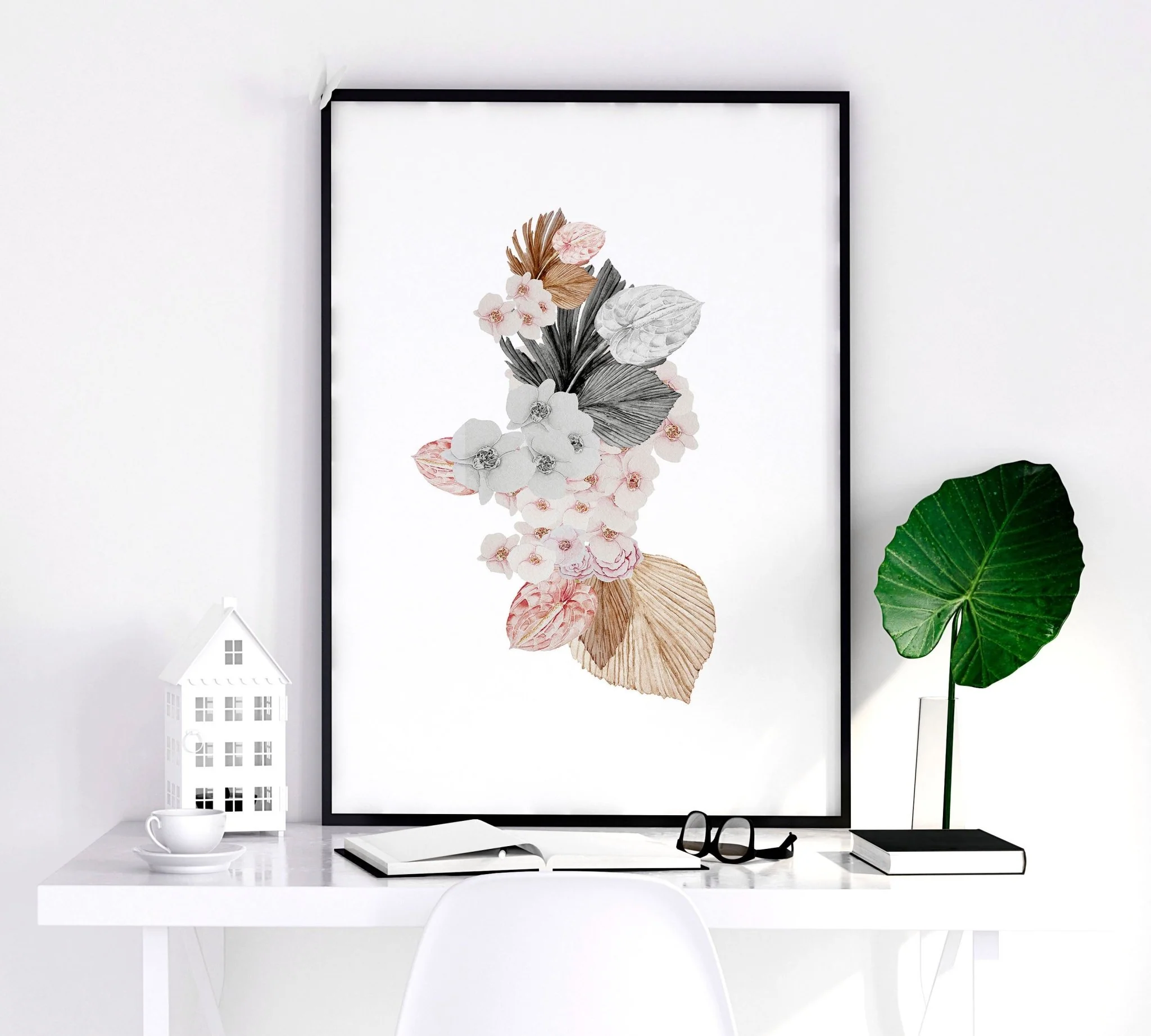 Shabby chic bedroom | set of 3 wall art prints - Image 5