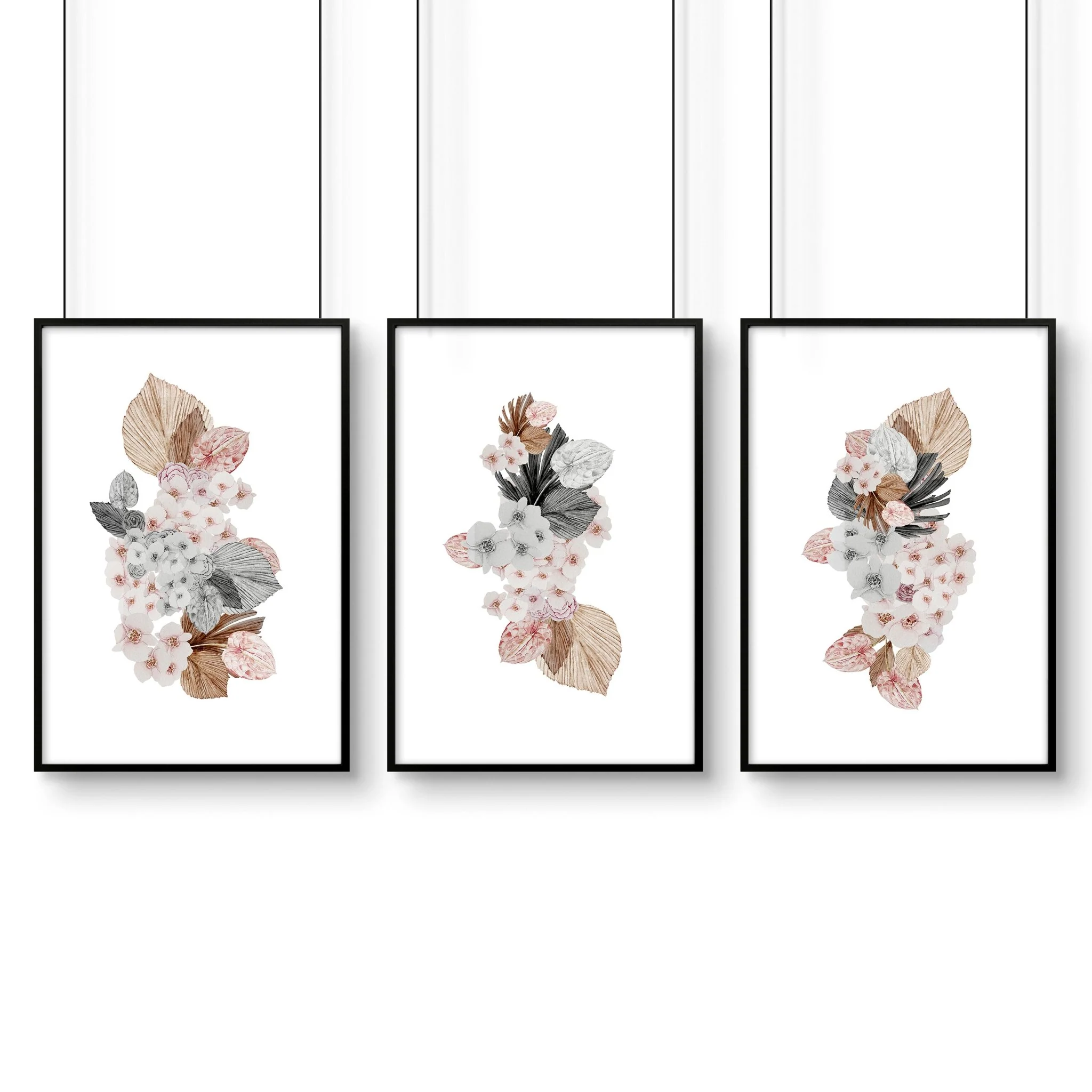 Shabby chic bedroom | set of 3 wall art prints - Image 8