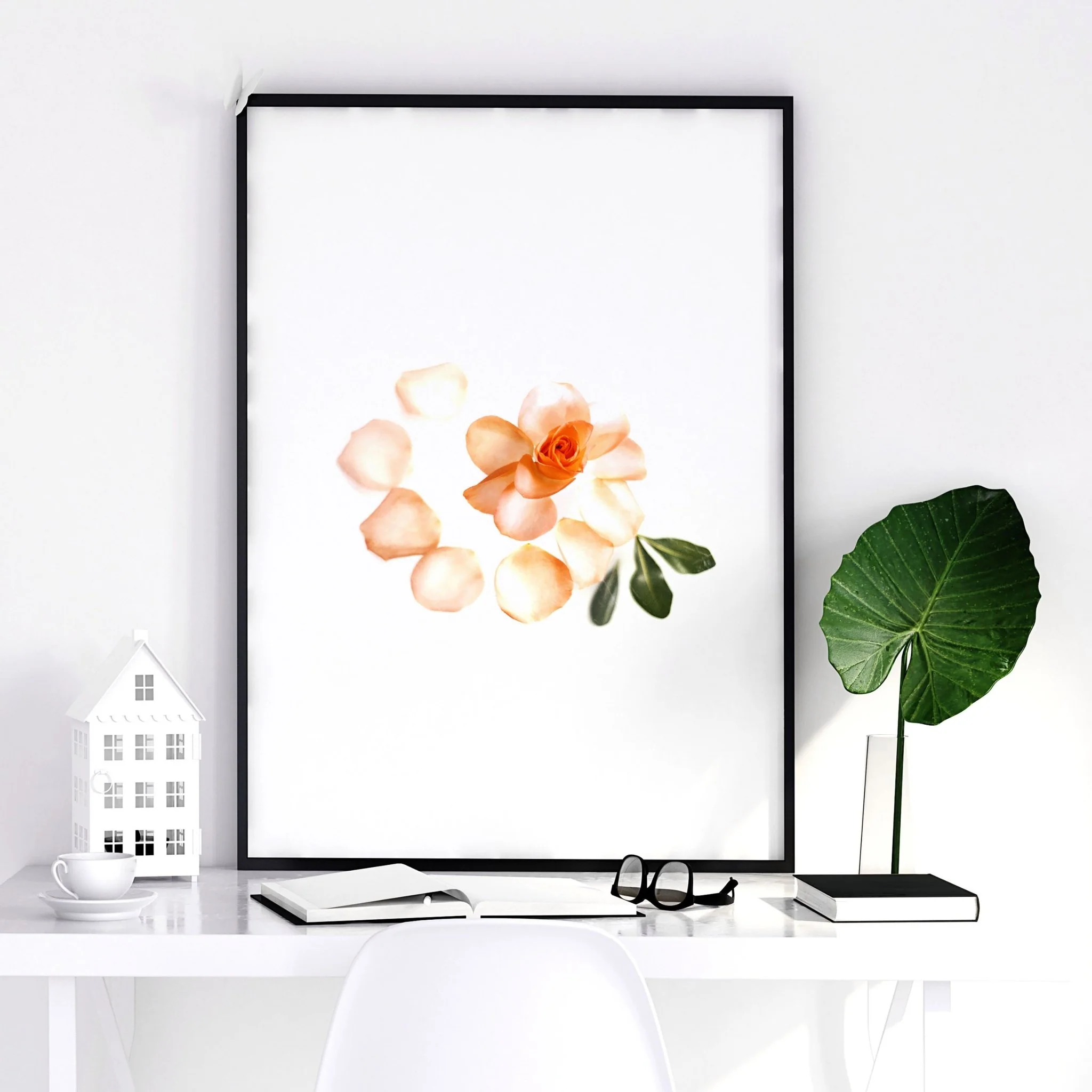 Shabby chic decor | set of 3 wall art prints for home office - Image 5