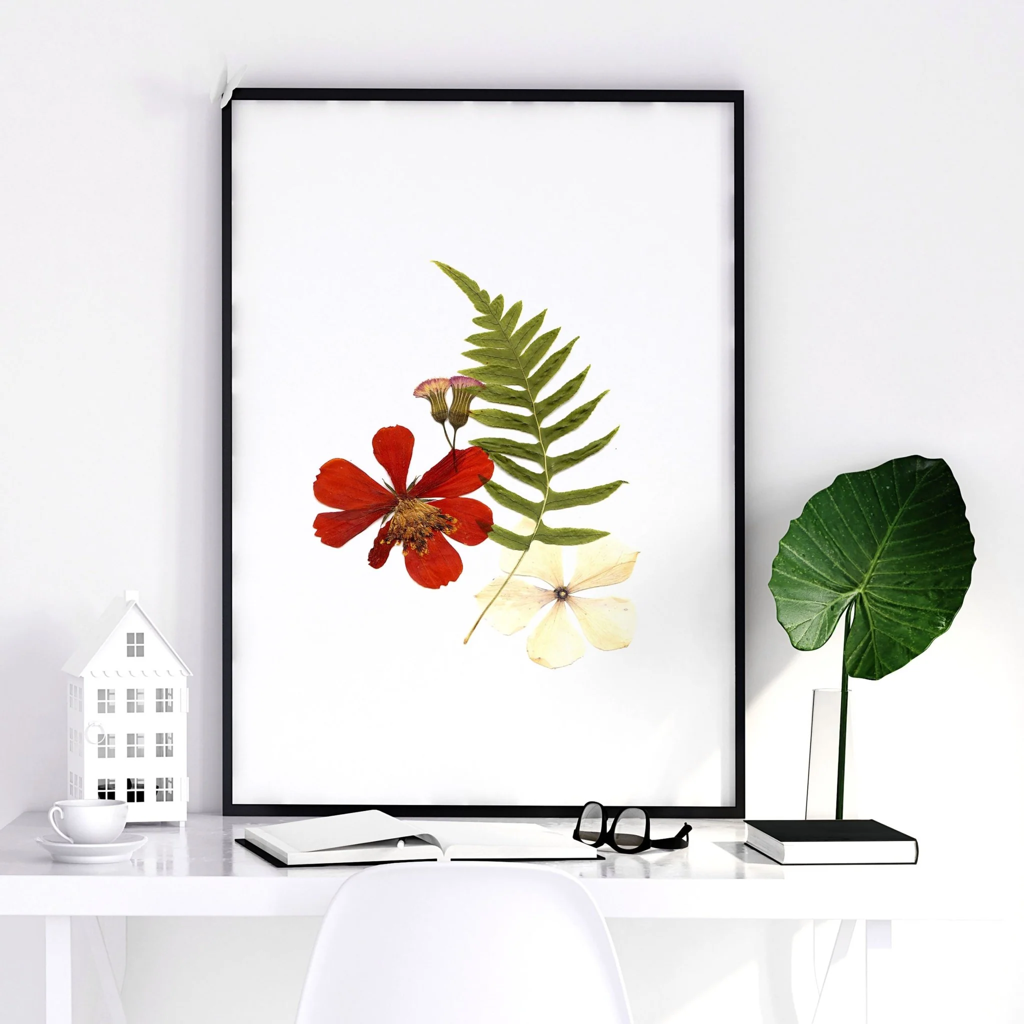 Shabby chic decor | set of 3 wall art prints for home office - Image 6