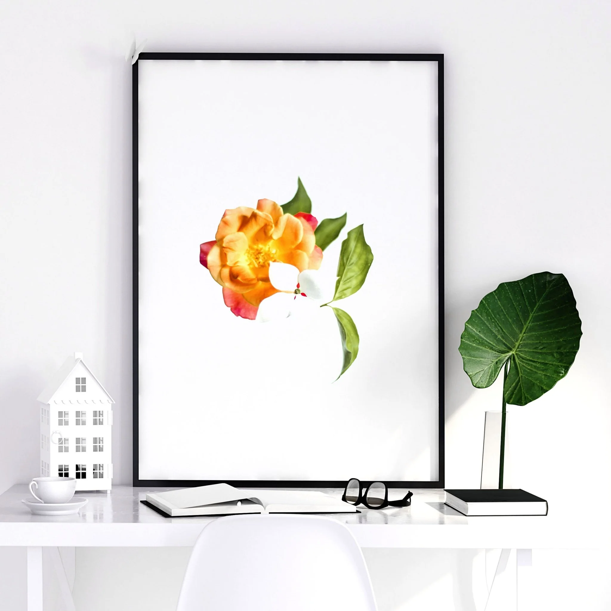 Shabby chic decor | set of 3 wall art prints for home office - Image 7