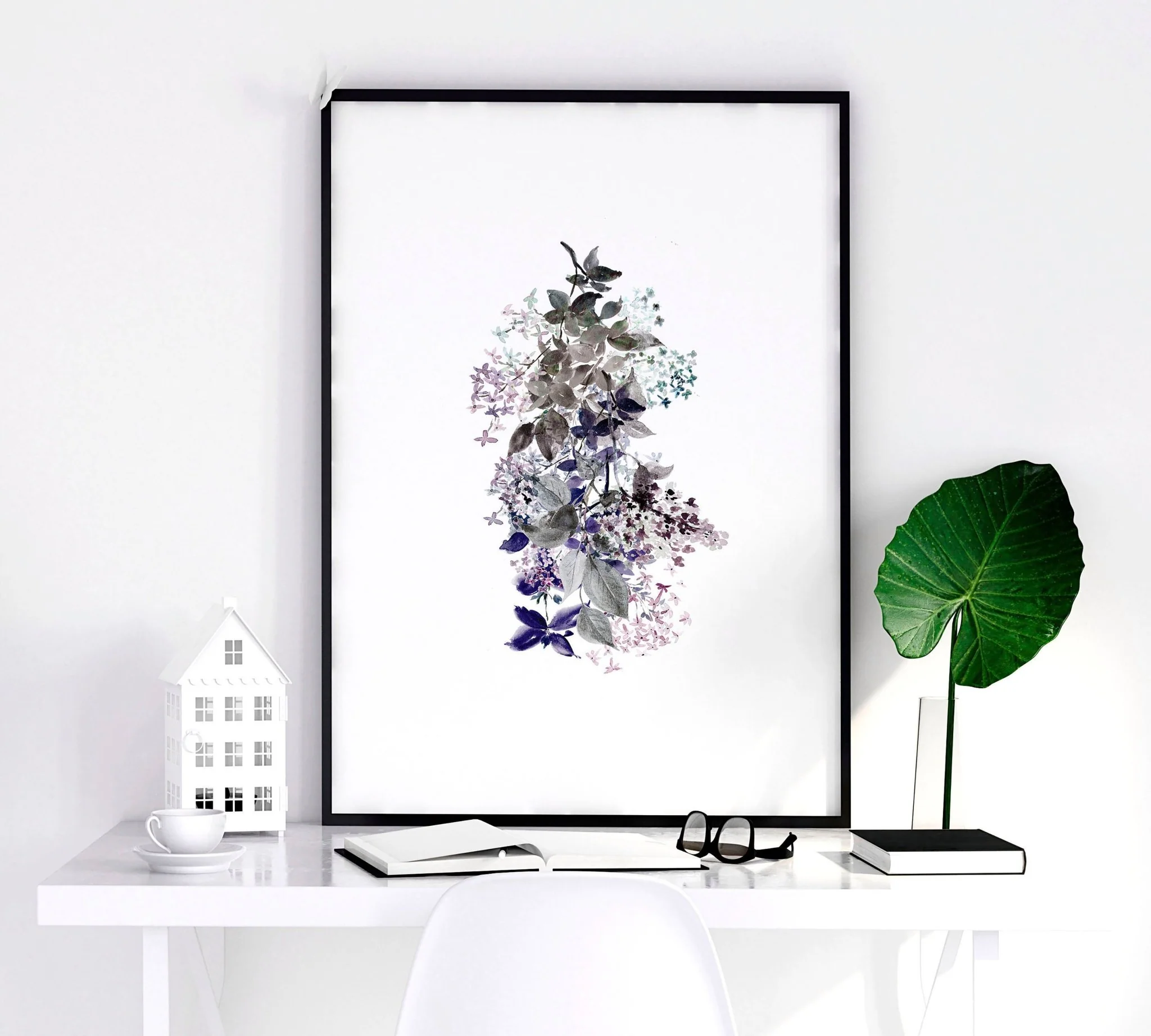 Prints for bedrooms | set of 3 Shabby Chic Floral wall art - Image 6