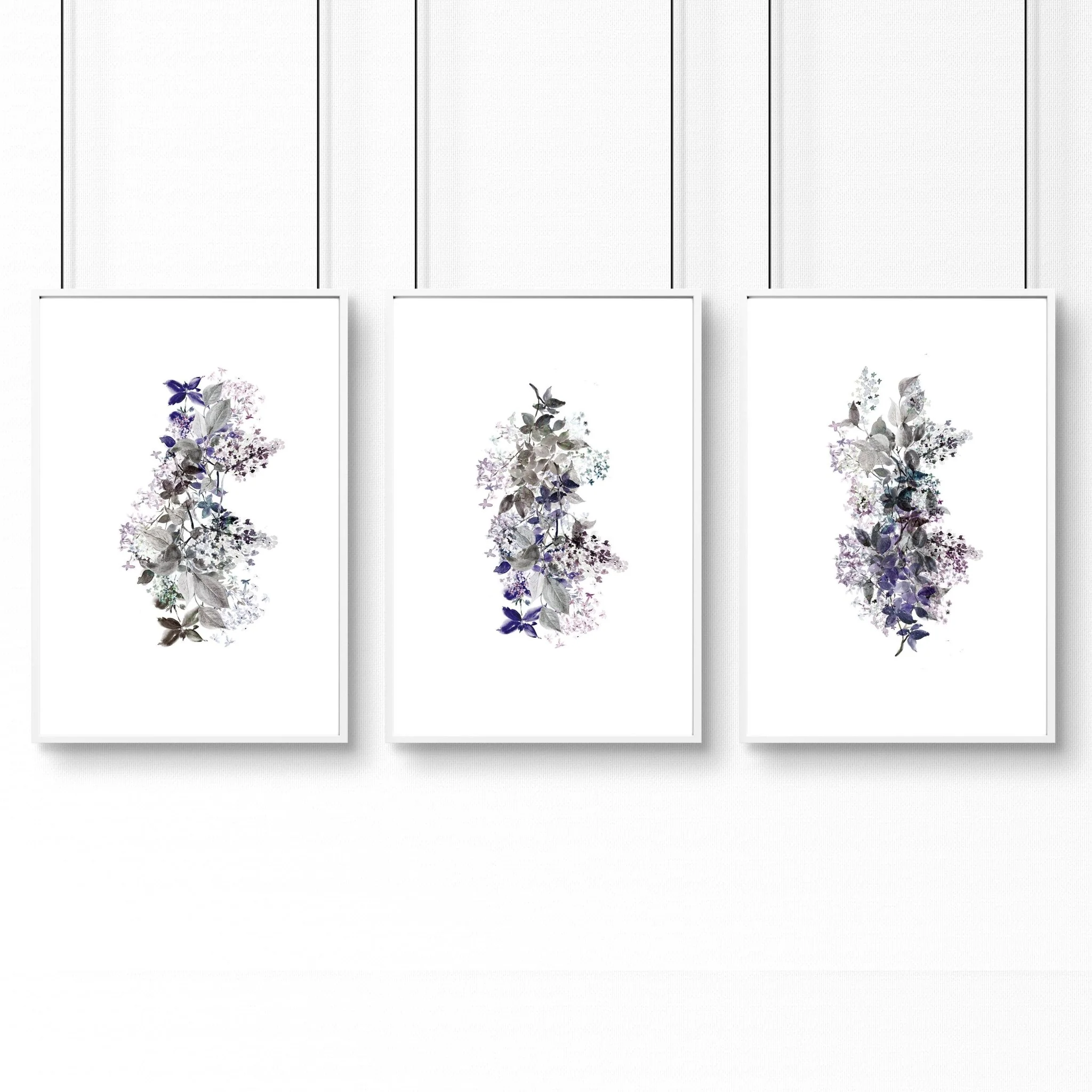 Prints for bedrooms | set of 3 Shabby Chic Floral wall art - Image 9