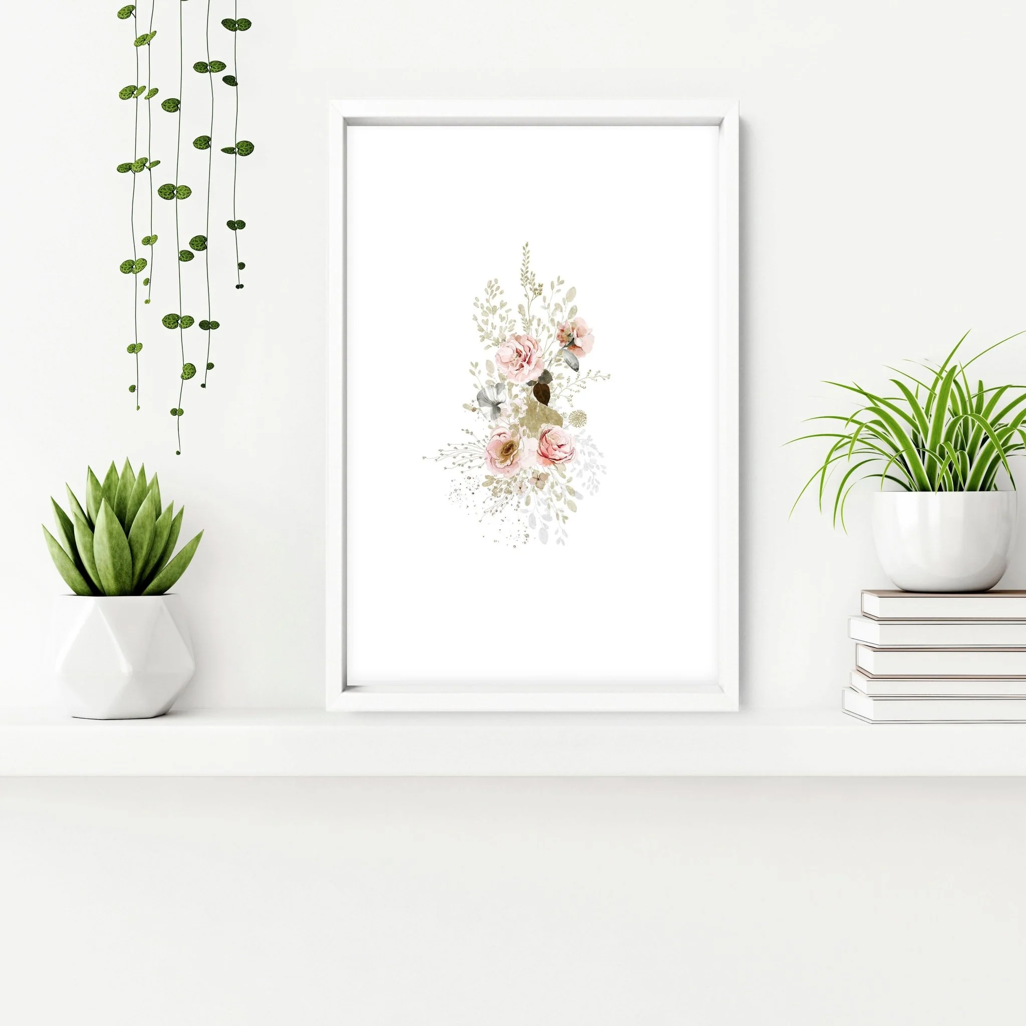 Bathroom chic prints | set of 3 framed wall art - Image 6