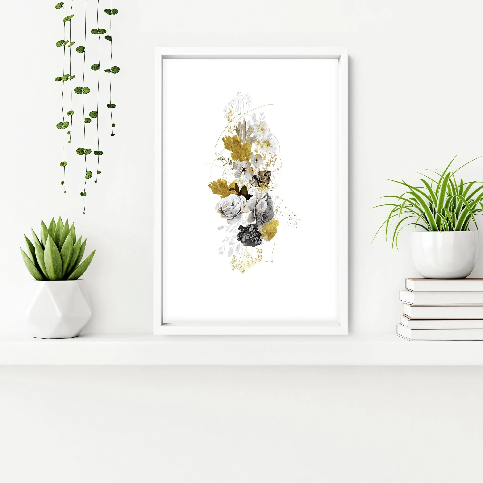 Wall decor for the bathroom | set of 3 Shabby Chic wall prints - Image 6