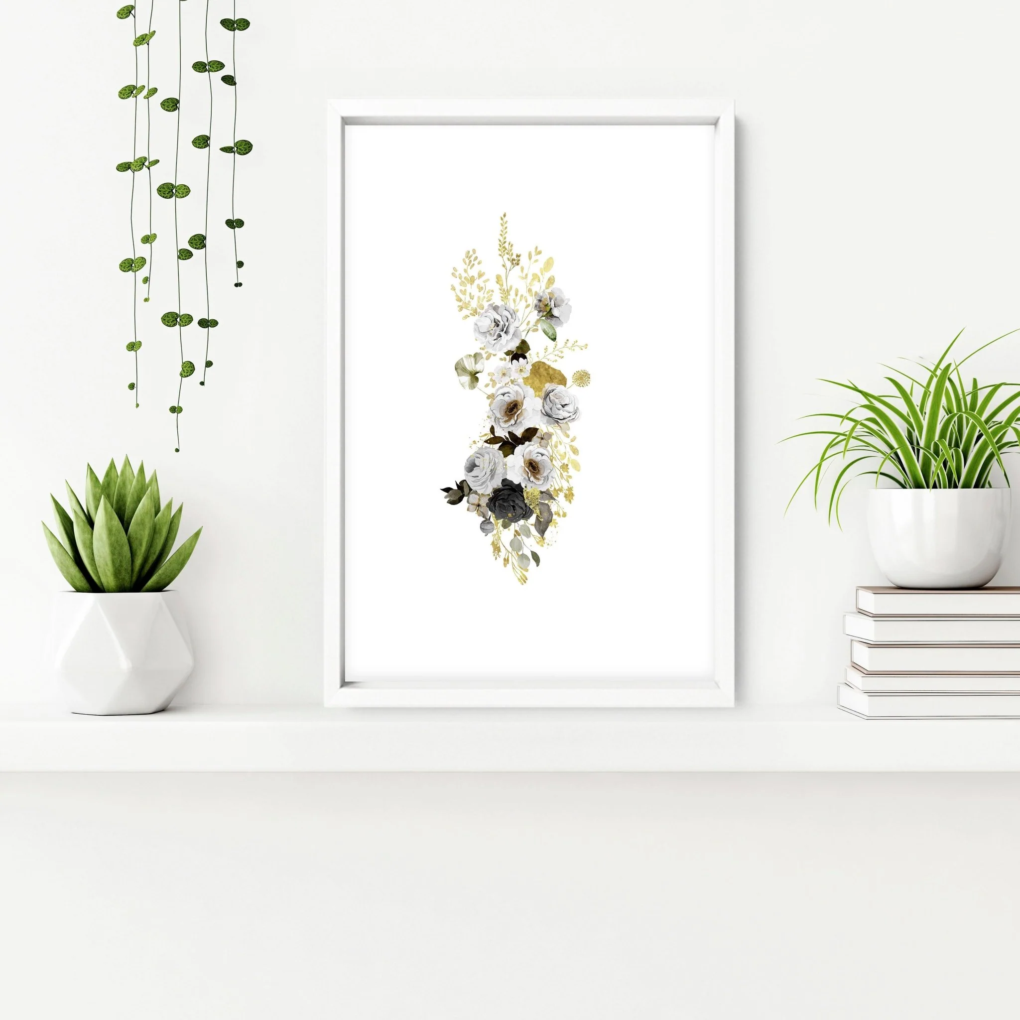 Wall decor for the bathroom | set of 3 Shabby Chic wall prints - Image 7