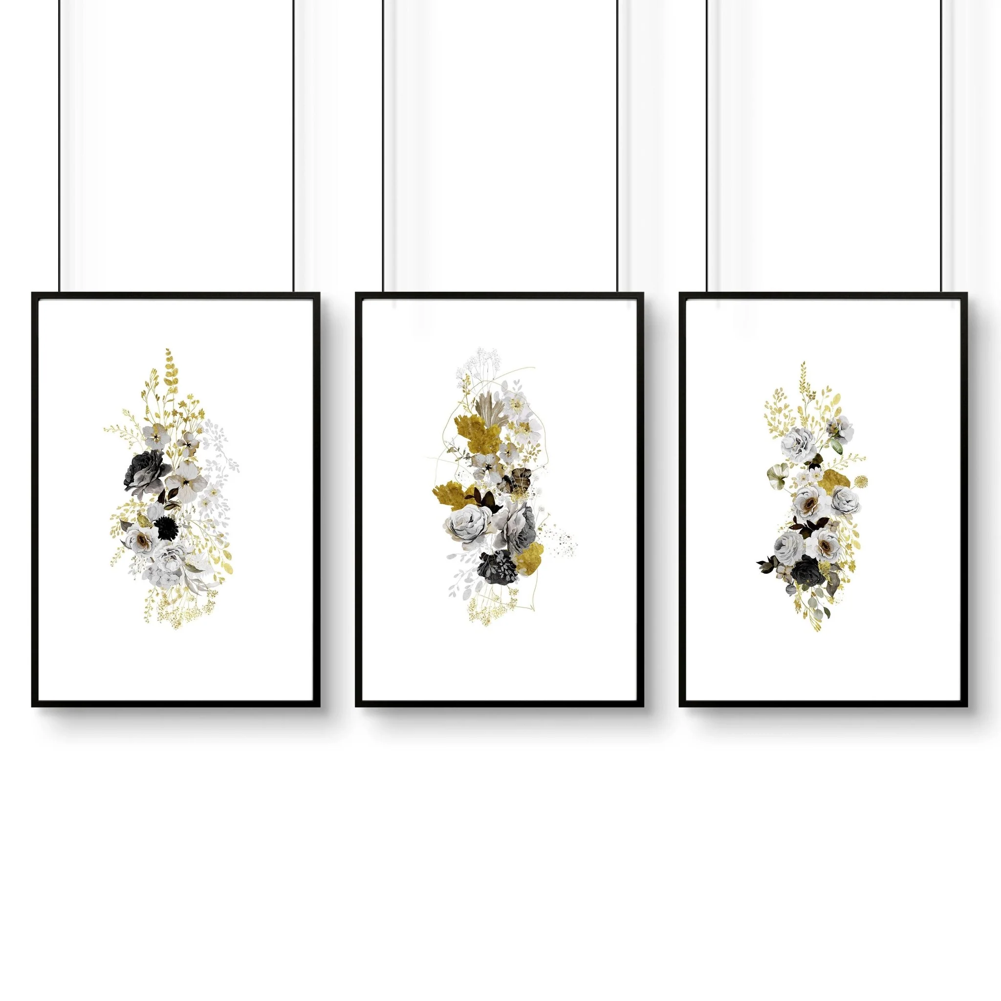 Wall decor for the bathroom | set of 3 Shabby Chic wall prints - Image 8