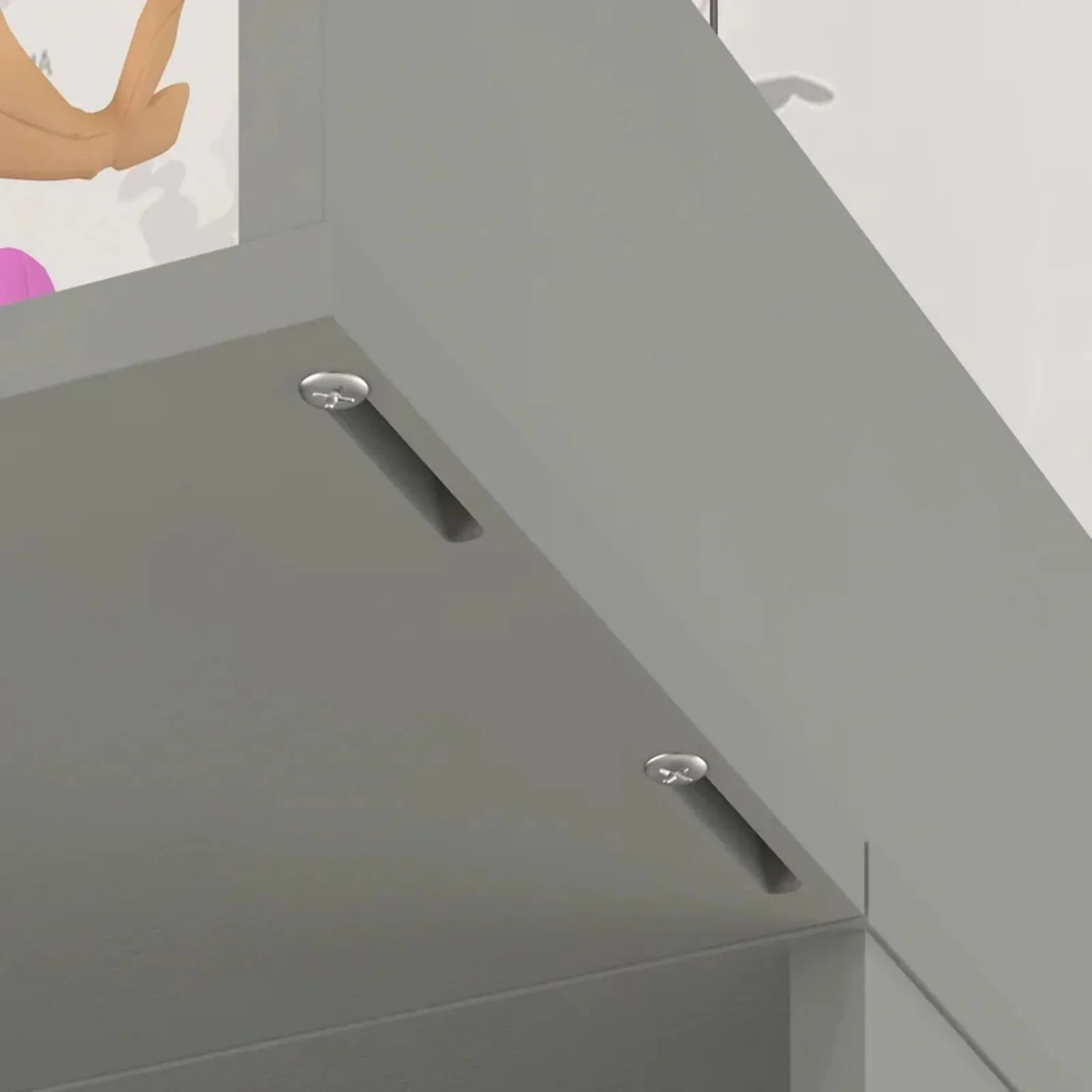 Shefa Kids 800 Universal Dresser Baby Changing Top - Grey - Image 7