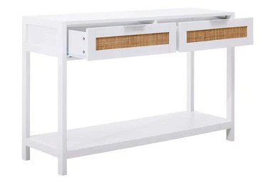 Sherman White Wood Console Table - Image 6