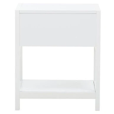 Sherman White Wood Side Table - Image 10