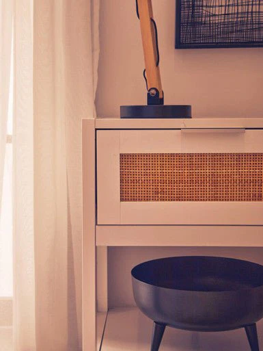 Sherman White Wood Side Table - Image 11