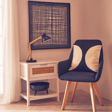 Sherman White Wood Side Table - Image 6