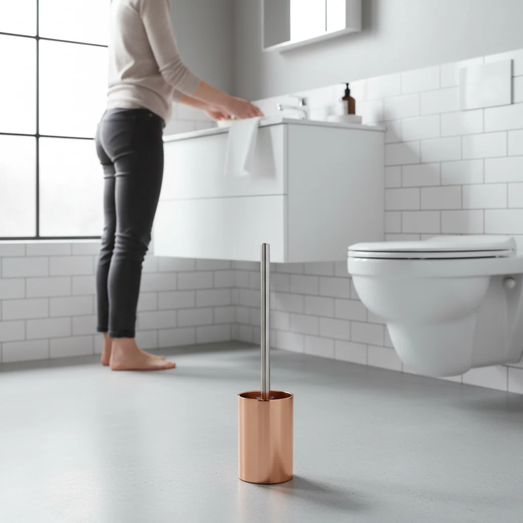 Shine Toilet Brush And Holder - Image 2