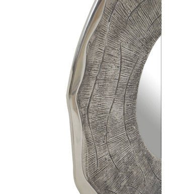 Silva Large Oak Effect Silver Wall Mirror - Image 7