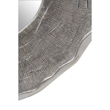Silva Large Oak Effect Silver Wall Mirror - Image 9
