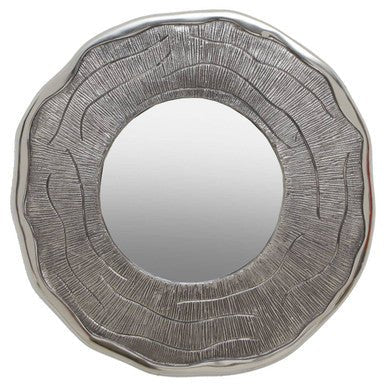 Silva Small Oak Effect Silver Wall Mirror - Image 5