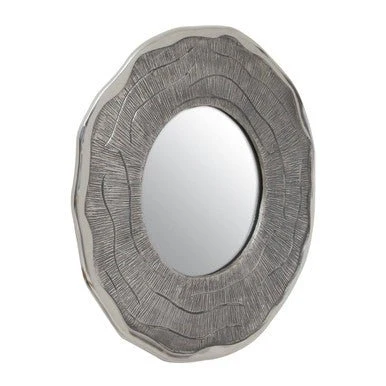 Silva Small Oak Effect Silver Wall Mirror - Image 6
