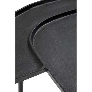 Simbolo Black Nickel Top Side Table - Image 7