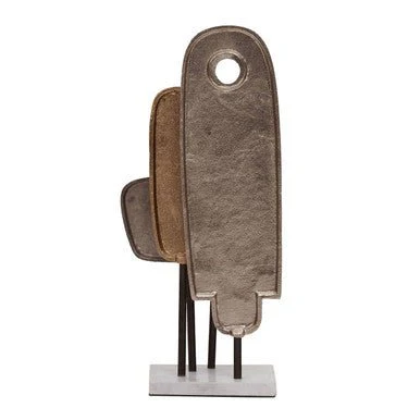 Simbolo Small Assorted Colour Metal Sculpture On Marble Base - Image 9
